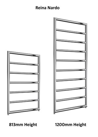 Reina Nardo Chrome Towel Rail 