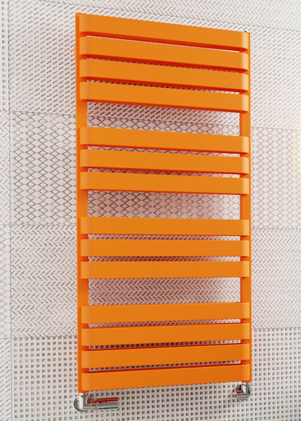 Terma Warp T Bold - 1100mm (H) x 500mm (W) - Matt Orange Finish