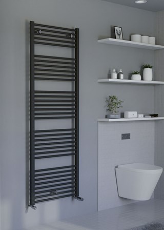 Eucotherm Primo Towel Rail - Anthracite