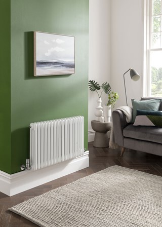 The Radiator Company Anconan 3 Column Horizontal - White RAL9016