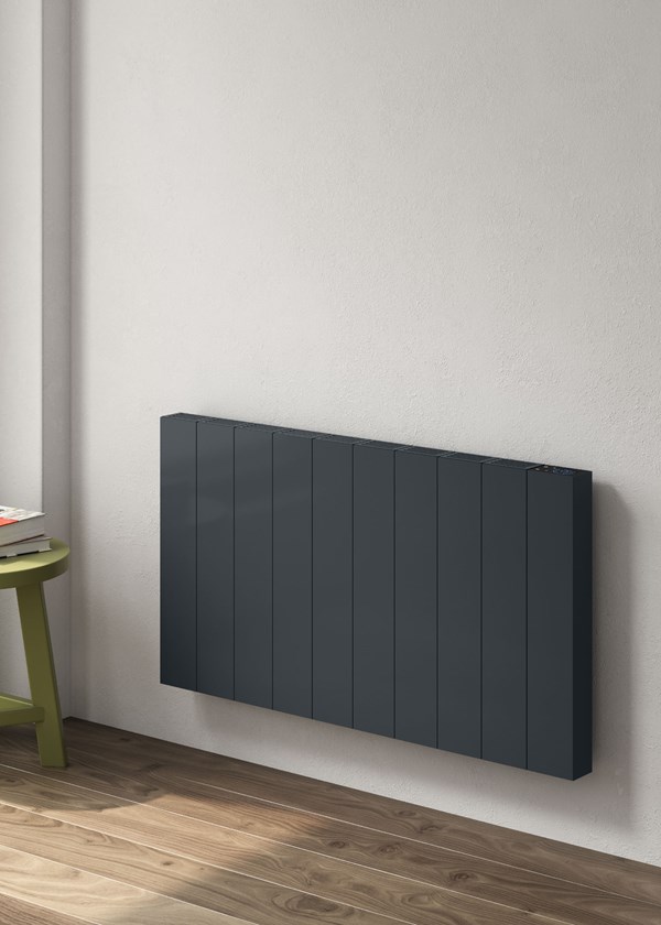 Reina Nika Horizontal Electric Radiator finished in Anthracite - Size Shown 500mm (H) x 907mm (W) Reina Nika Horizontal Electric Radiator finished in Anthracite - Size Shown 500mm (H) x 907mm (W)