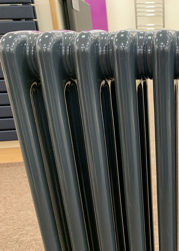 Apollo Roma 3 Column Vertical Radiator - Anthracite Grey (RAL7016)