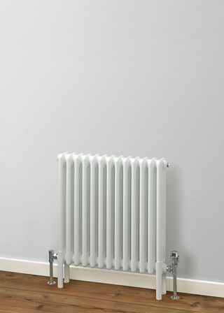 Rads 2 Rails Fitzrovia 3 Column Horizontal - White