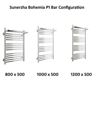 Sunerzha Bohemia P1 Stainless Steel Towel Rail 
