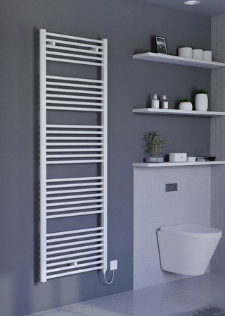 Eucotherm Primo Electro Towel Rail - White RAL9003