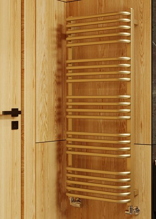 Terma Alex 1140mm (H) x 500mm (W) - Brass Terma Alex 1140mm (H) x 500mm (W) - Brass