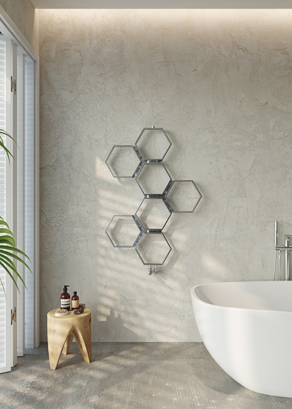 Aeon Honeycomb Stainless Steel Designer Radiator