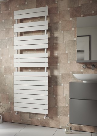 Eucotherm Mars Primus Towel Rail - White RAL9003