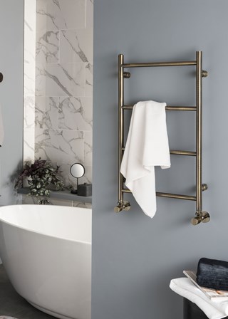 Vogue Pure MD037 - 700mm (H) x 425mm (W) - Antique Bronze Finish