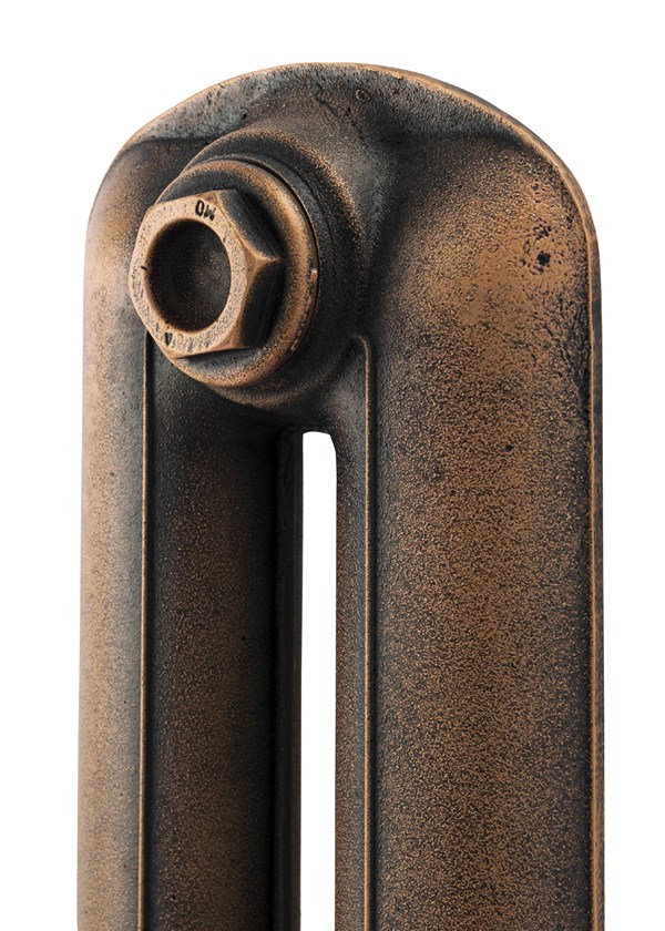 The Radiator Company Linton 2 Column - Galvanised Copper Detail