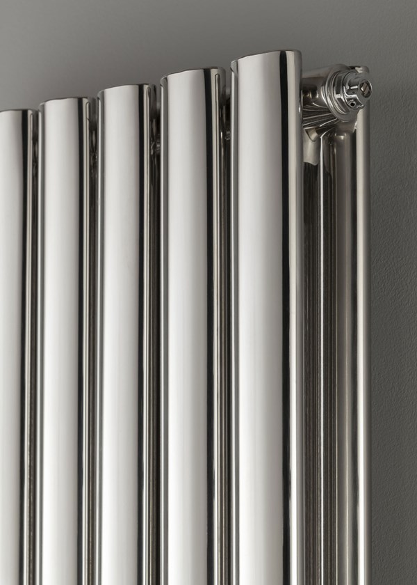 Supplies 4 Heat Tallis Stainless Steel Double Vertical - Polished Stainless (Close Up)