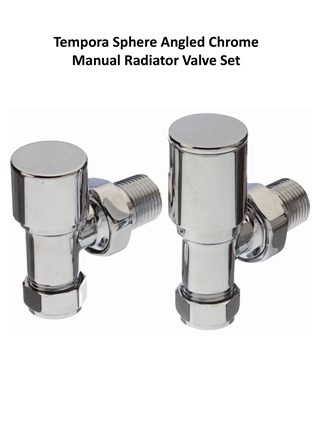 Tempora Sphere Manual Radiator Valves