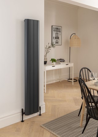 The Radiator Company Iseo Vertical - Image shown in Anthracite RAL7016
